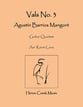 Vals No. 3 (Guitar Quartet) Guitar and Fretted sheet music cover